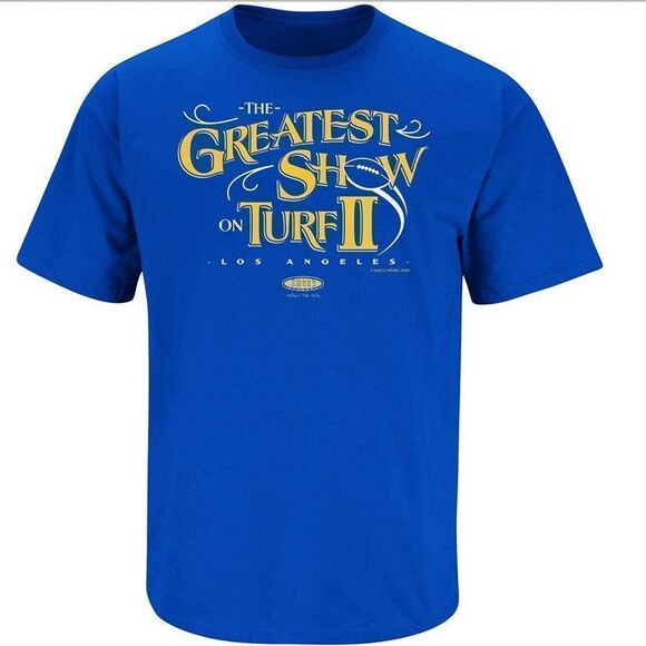 Smack Apparel Los Angeles Football Fans Royal Blue - Picture 1 of 1
